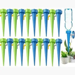 40pcs automatic flower watering machine dripper dripper seepage timer household potted plant watering tool watering artifact greenhouse and garden automatic drip irrigation system green automatic watering dripper