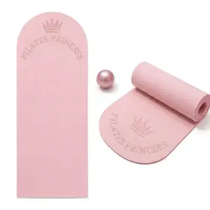 Pilates Princess Premium Arch non skip Pilates Yoga Mat – Monochromatic Baby Pink Luxury Edition