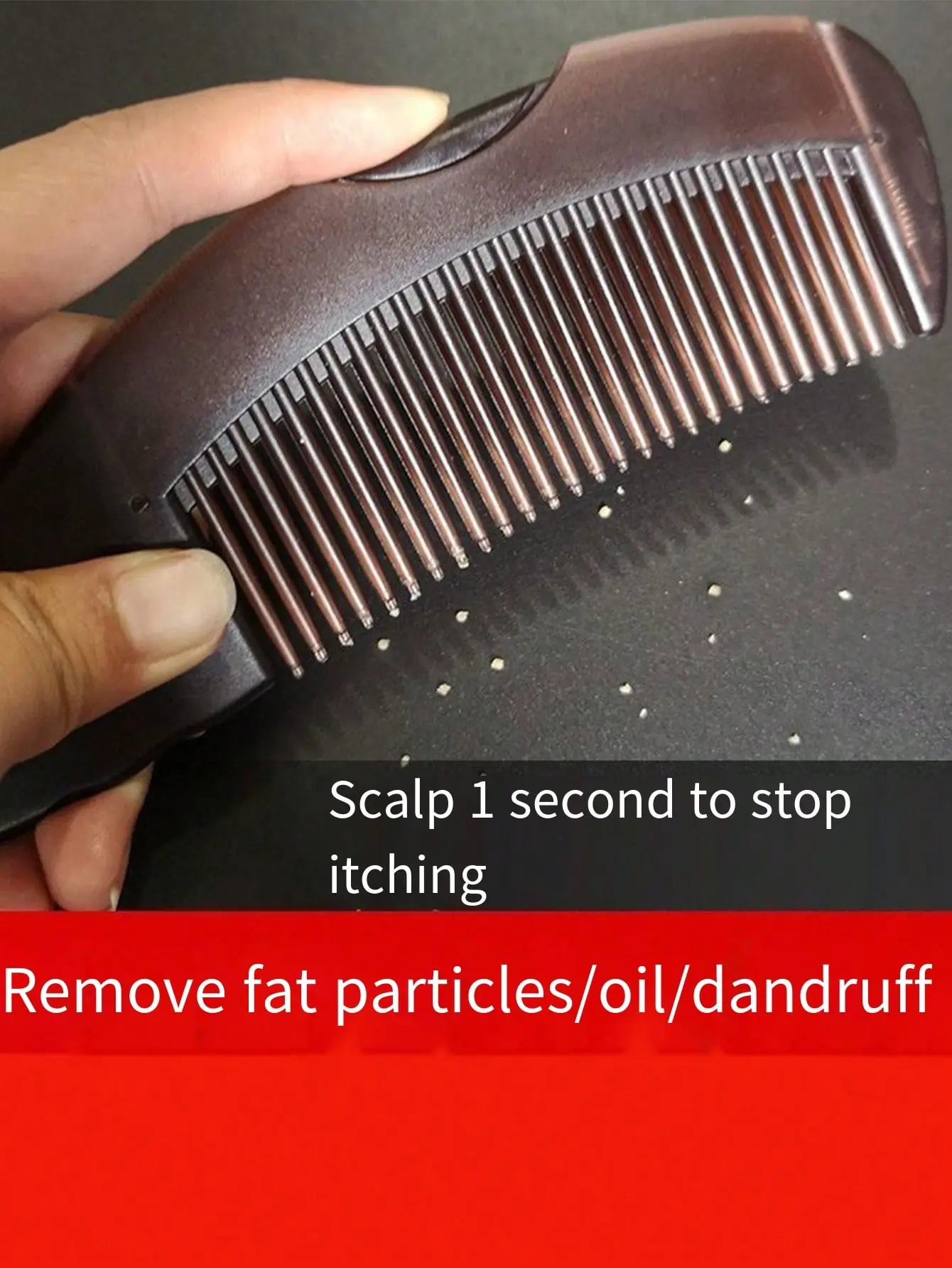 1pc Anti-Dandruff Massage Comb, Multi-Function Energy Comb, Hollow Tooth Hair Brush For Scalp Massage/Dandruff Removal/Oil Reduction, Suitable For Women And Men, Energy Massage Brush,