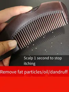 1pc Anti-Dandruff Massage Comb, Multi-Function Energy Comb, Hollow Tooth Hair Brush For Scalp Massage/Dandruff Removal/Oil Reduction, Suitable For Women And Men, Energy Massage Brush,