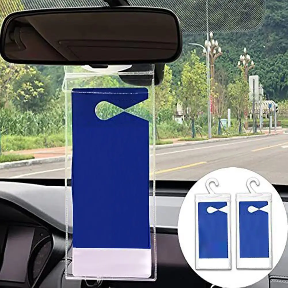 Car Handicap Placard Holder, Transparent Handicap Parking Placard Holder, Universal Handicap Parking Sign Holder with Hook