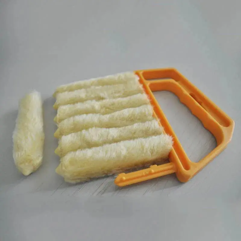 1pc Vent Blinds Cleaner Cloth Brush Auto Air Conditioner Microfiber Air Conditioner Duster car electric fan Cleaner Washabletool Household Cleaning Tool