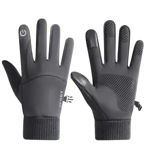 Winter Gloves Women Men, Warm Thermal Running Touchscreen Men Lightweight Walking Anti-Slip for Skiing