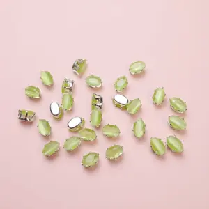 Small Oval Shape Diamond Beads 50 Pcs For Jewelry Making Sparkling & Versatile Beads Ideal for Necklaces & Bracelets