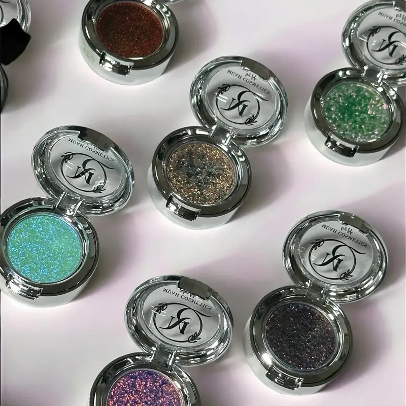 Multichrome Single Eyeshadows 26mm Pan Size Magnetic and Compact Packaging Multichrome Single Eyeshadows 26mm Pan Size Magnetic and Compact Packaging