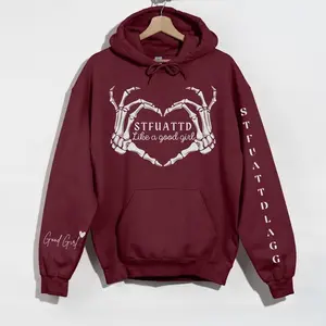 Morally Grey Dark Romance Hoodie, Bookish Graphic Drawstring Hoodie, Good Girl Unisex Sweatshirt for Women, Dark Romance Booktok Merch Apparel Made In The USA		