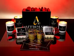 Connection & Passion Bundle | Made With 100% Natural Soy Wax, Pure Essential Oils, And A Lead-Free Wooden Wick For A Clean And Even Burn | Candles | Set The Mood