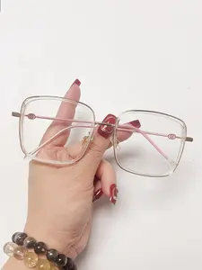 Fashion Basic Anti-blue Light Eyeglasses for Women & Men, Fashion Eyeglasses for Work, Daily Clothing Decor, for Student Daily