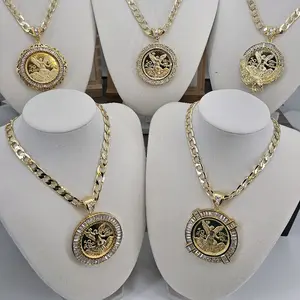 (BBB.) 18K Centenario and Chain Gold Plated  Water Resistant