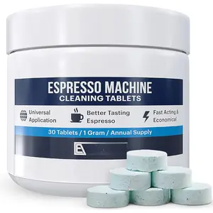Espresso Machine Cleaning Tablets (30 Tablets), Compatible with Breville Barista Express, Gaggia, Delonghi, Jura,  - Universal Descaler for Espresso Machines