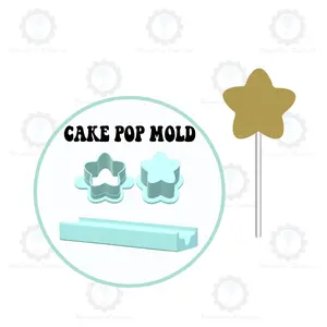 Star Cake Pop Mold | Deluxe Cutter, Popper, and Tray Option