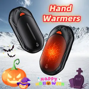 OUTJUT Hand Warmers Rechargeable 2 Pack, 6000mAh Rechargeable Hand Warmer, 20Hrs Long Heating Electric Hand Warmer, Portable Pocket Heater, Gifts for Christmas, Golf, Camping, Hunting