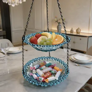 Fruit plate for parties, outdoor hanging fruit plate. Snack plate. Nut plate. Can be placed on the dining table. Can be hung outdoors first, and is the first item to be arranged at parties and holidays