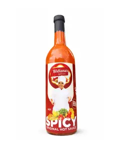 Widiana's Original Hot Sauce 35 fl oz (750mL) - Caribbean Style Spicy Pepper Sauce | Fresh Hot Peppers Turmeric & Garlic | All Natural | No Preservatives | Gluten Free | Vegan | Family Size