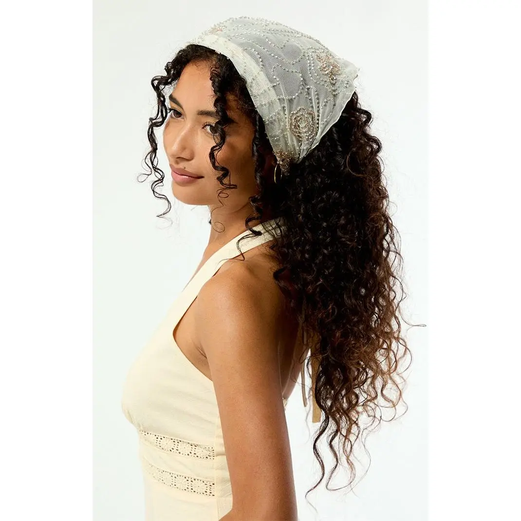 Pacsun Women's Marina Beaded Headscarf