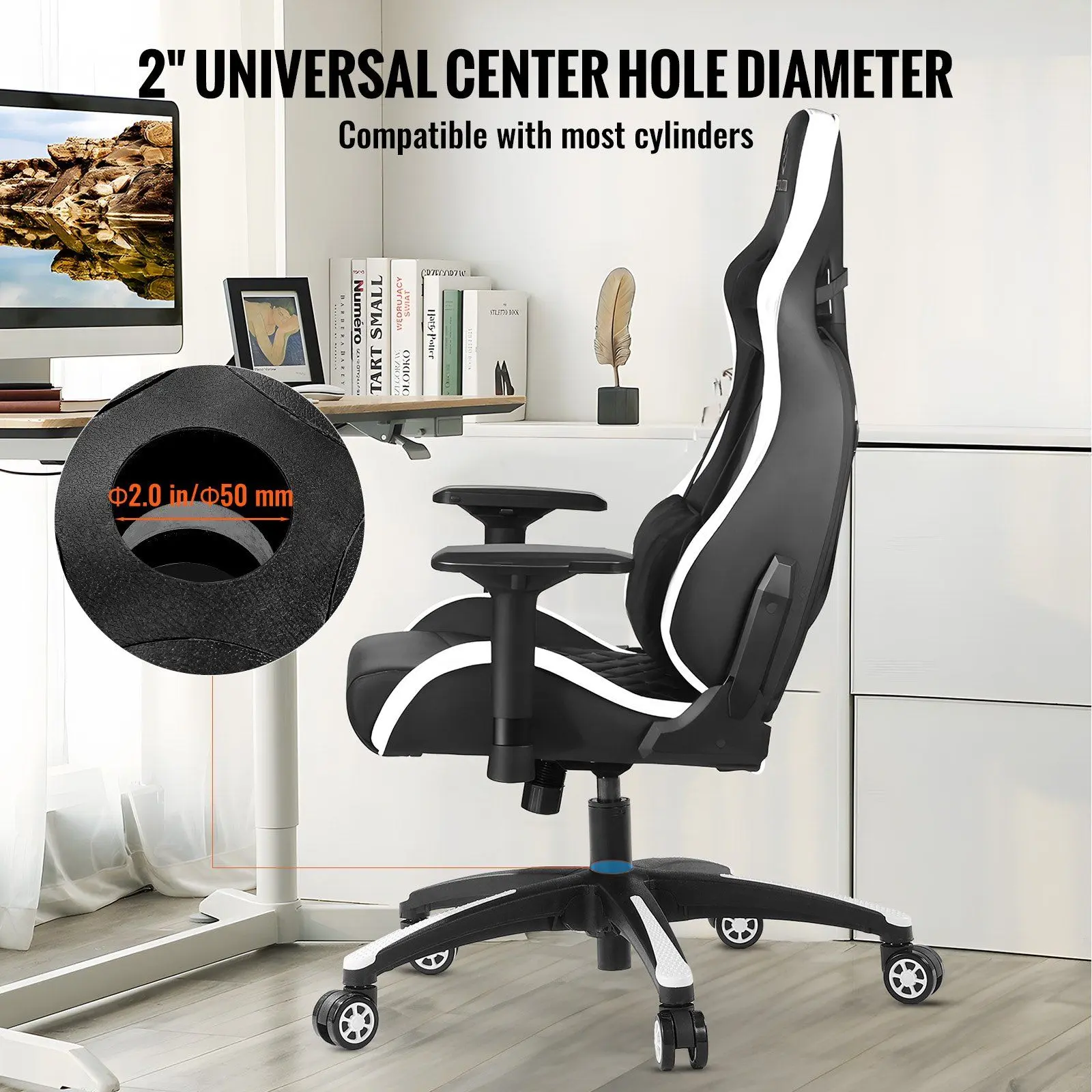 Spring new arrivals Office Chair Base Replacement 28" Heavy Duty Swivel Chair Base 2500 lbs