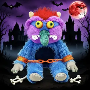 New Arrive My Pet Monster 80s Retro Plush Toy - 31cm Large Stuffed Animal for Nostalgic Gifts & Halloween Christmas
