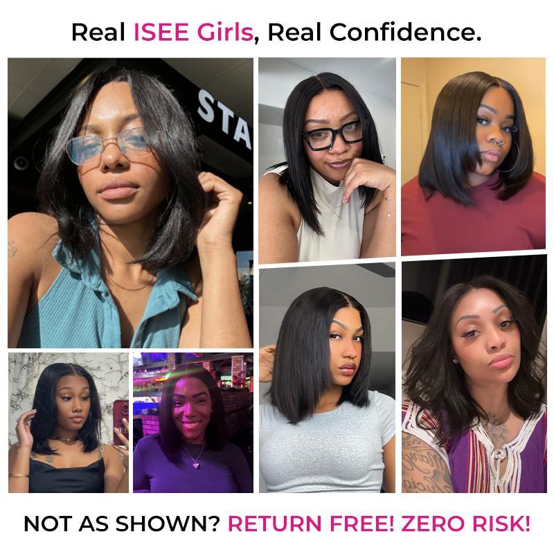 【Hot】ISEE HAIR Wear Go 9x6 Tpart Layered Cut Bob Yaki Straight Wig 180% & 250% Natural Black & Reddish Brown Deep Part Lace Glueless Wig #TikTokShopHolidayHaul 【Hot】ISEE HAIR Wear Go 9x6 Tpart Layered Cut Bob Yaki Straight Wig 180% & 250% Natural Black & Reddish Brown Deep Part Lace Glueless Wig #TikTokShopHolidayHaul