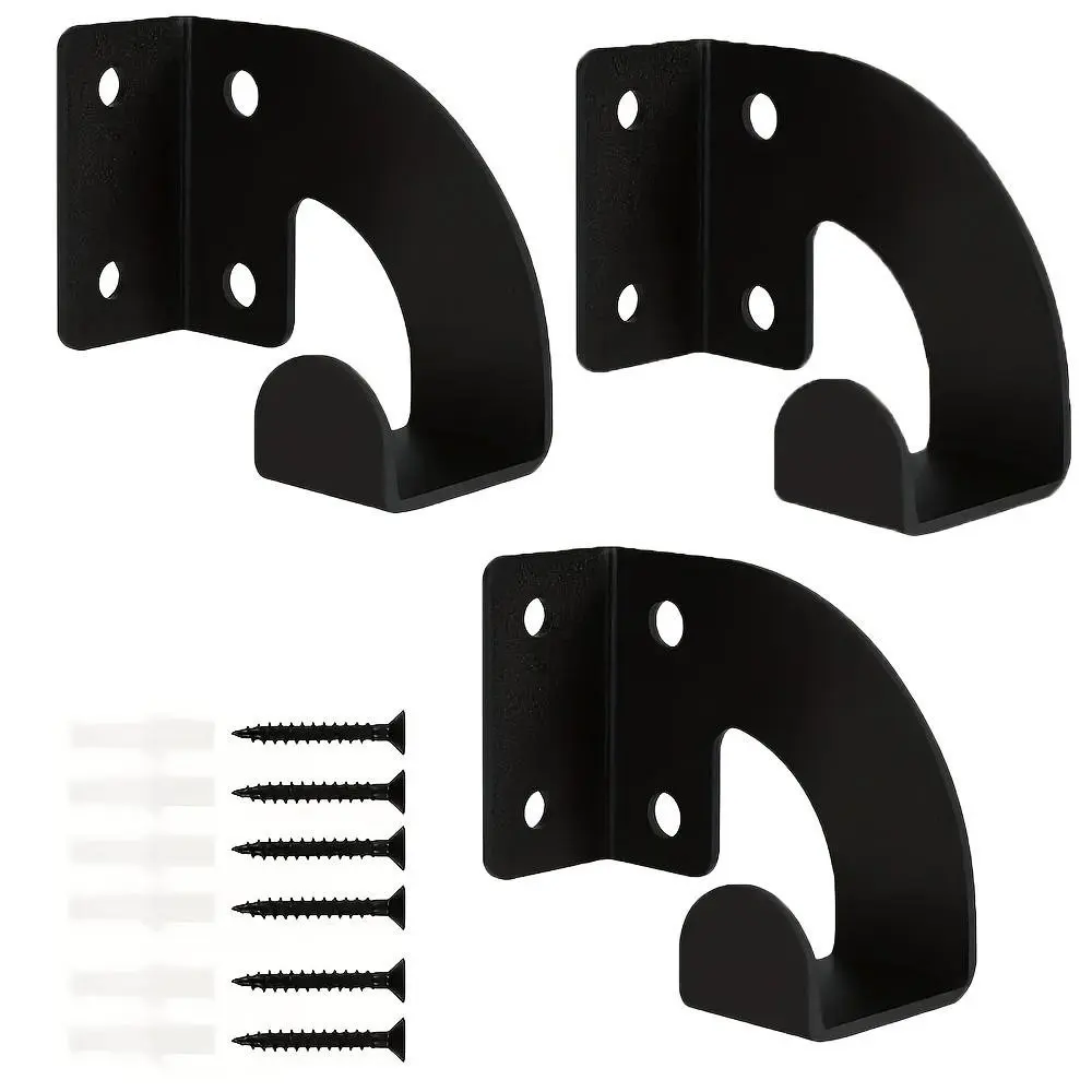 3-Piece Metal Chainsaw Wall Mount, Tool-Free Installation, Garage Storage Rack, Space Saving Organizer, Tool Organizers, Compatible with Gas/electric Chainsaws