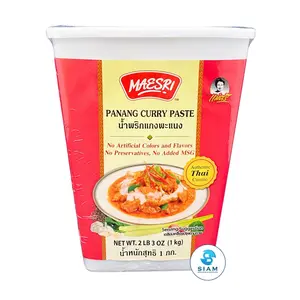 MaeSri Panang Curry Paste, Vegetarian, Size L (2.2 lb) น้ำพริกแกงพะแนง ขนาด 1 กก.