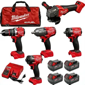 Brushless Cordless 1/2" Impact Wrench, 1000N.m High Torque Power Tool for Car Repair, Lug Nut Removal, with 1 Battery and 1 Charger driver hex