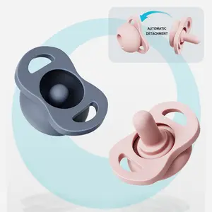 ThoLune Baby Pacifier Set, Closes When Dropped, Rebound & Anti-dirty Design, 6-18 Months, 2 Pack, Comfortable Sensory Teether Pacifierclip,TikTokShopBlackFriday