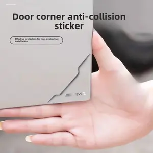 Car door corner bumper scratch guard For Mercedes benz AMG W204 W203 W212 W211 W124 W210 GLC GLE E CLA GLA W205 W211 W213 Car Decals