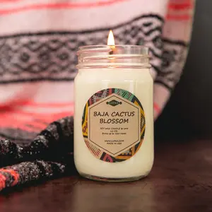 Baja Cactus Blossom Soy Wax Candle