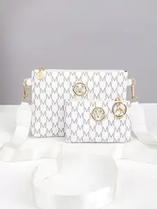 New Cross-Border Bestselling Parent-Child Bags, Metal Decor, Interchangeable Strap Shoulder Bag, High-Aesthetic Crossbody Wallet, Summer Essential Women's Bags
