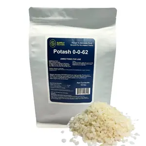 Supply Solutions Potash 0-0-62 10 Pounds High-Grade Granular Water-Soluble Potassium Fertilizer for Indoor Outdoor Plants Optimal Nutrient Uptake Drought Tolerance