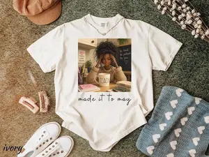 Last Day of School Teacher Doll Face Meme Shirt, Funny End of Year Summer Break TShirt, Matching Comfort Colors Made It To May Tee
