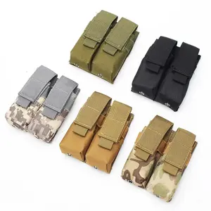 Outdoor small double-capacity holster bag with 9mm tactical magazine pocket, Molle vest accessory bag, EDC tool bag, portable Backpacks Hybridbackpack
