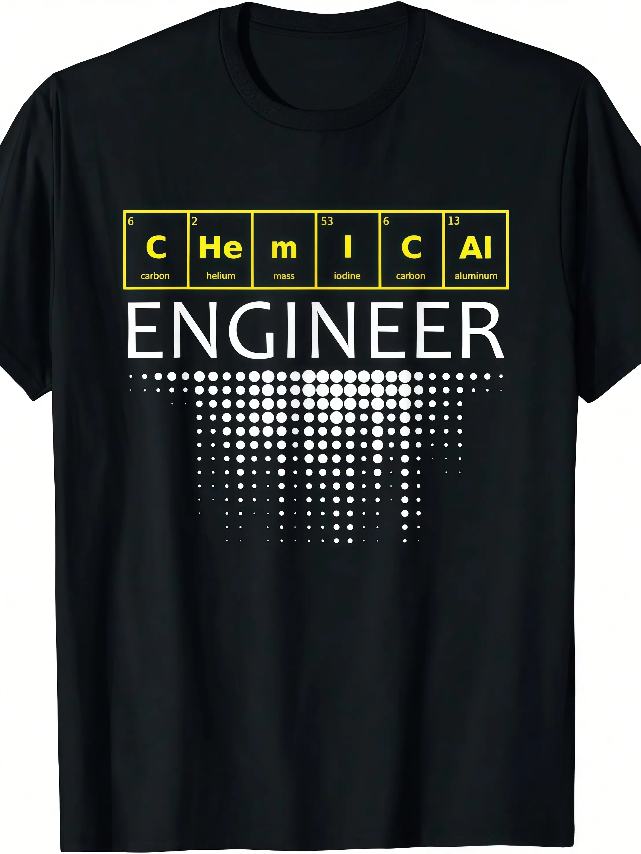 Chemical Engineer Engineering Themed T-Shirt, Great Gift for Chemical Engineering Students & Engineers, Unisex Casual Cotton Short Sleeve Graphic Tee