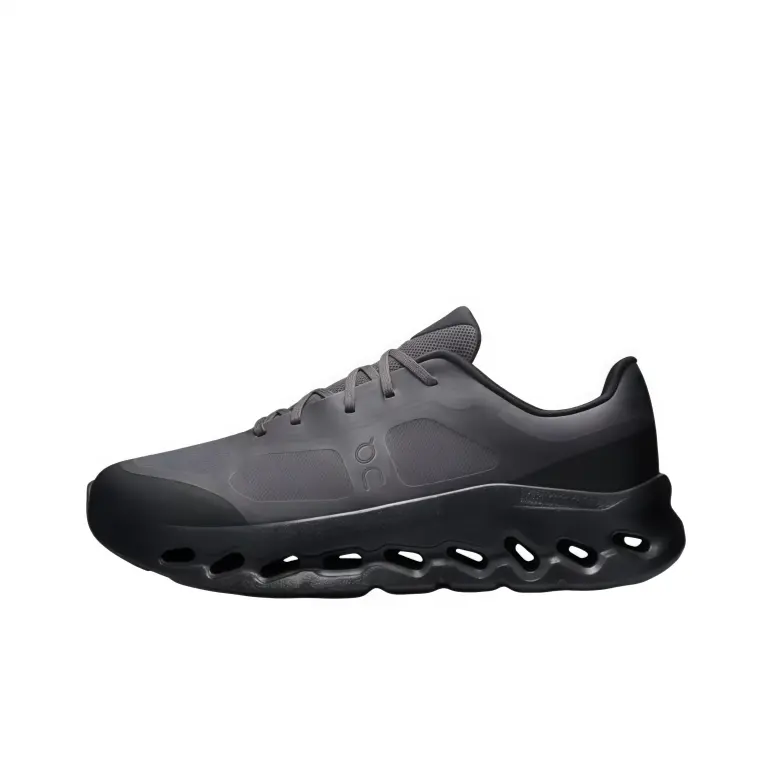 Low top running shoes breathable engineered mesh upper hollow chunky cushioned outsole shock absorption supportive heel daily jogging gym training road workout lightweight comfy unisex outdoor sport footwear
