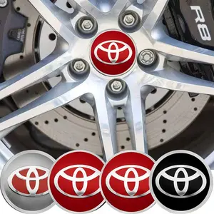 4pcs 56mm Car Wheel Center Caps Hubcap Cover for Toyota Corolla C-hr Rav4 86 Avensis T25 Auris Land Cruiser Yaris Hilux Prius Camry Car Accessories