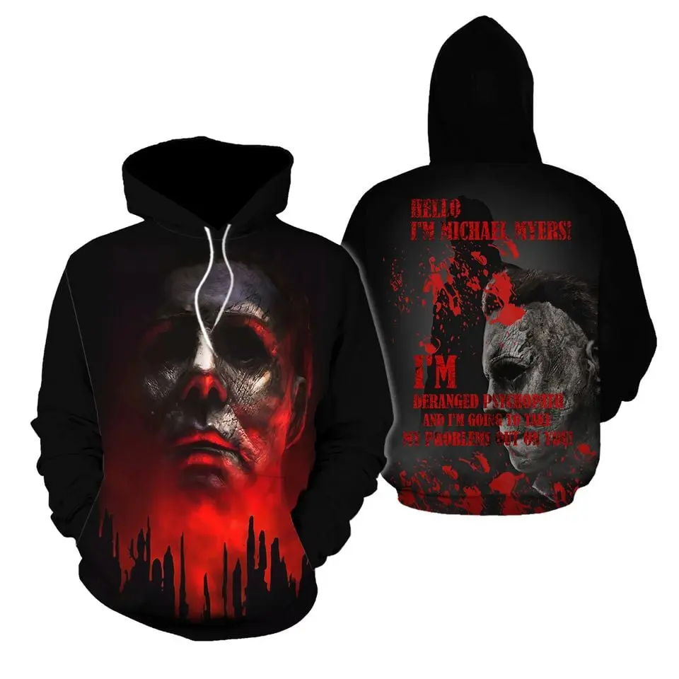 Michael Myers Hoodie, Horror Movie Hoodie, Halloween Shirt