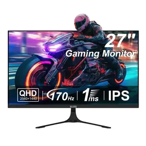 27 inch 2K Gaming Monitor, 170Hz/144Hz 1440P Fast IPS Monitor, 2x HDMI 2.0, 2x Display Port 1.4, Free-Sync, 1ms(GTG), Low Motion Blur, HDR10, 113% sRGB, Compatible with Switch/Xbox/PS5, VESA 75x75mm