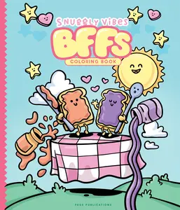 Snuggly Vibes BFFs Coloring Book Soft Cover Edition: Fun Illustrations for Relaxation