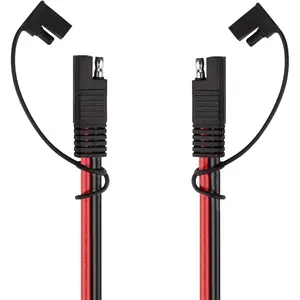 SAE Extension Cable 12AWG SAE Power Automotive Extension Cable SAE to SAE Quick Disconnect Wire Harness SAE Connector for Solar Panel Motorcycle Cars Tractor 12 AWG (6Ft)