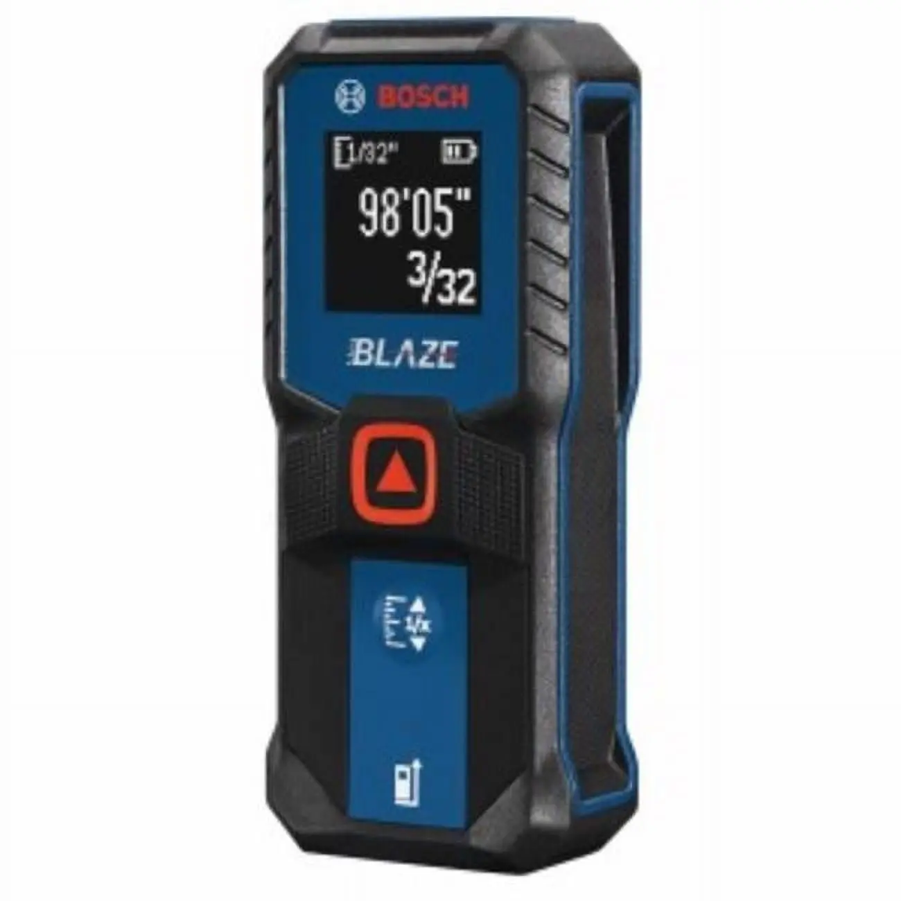 Blaze 100 ft. Laser Measure Tape, Black & Blue Blaze 100 ft. Laser Measure Tape, Black & Blue