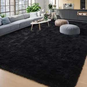 BOOPBEEP Fluffy High Plush Soft Carpet, Modern Home Decor, Non-Slip Indoor Area Rug,  Various Sizes for Living Room, Bedroom, Dining Room, Kitchen, Bathroom, Dining Room, Study Room, Dressing Room, Office, And Home Offices, Accent Rugs, And Floor Covering