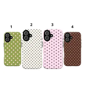 Polka Dot Phone Case iphone 17 promax case air 16 plus 15 promax 14 pro 13max 12 11