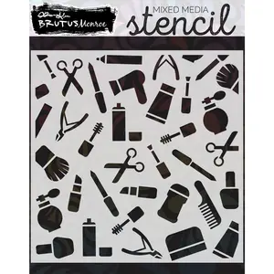 Tools of the Trade | Mixed Media Stencil