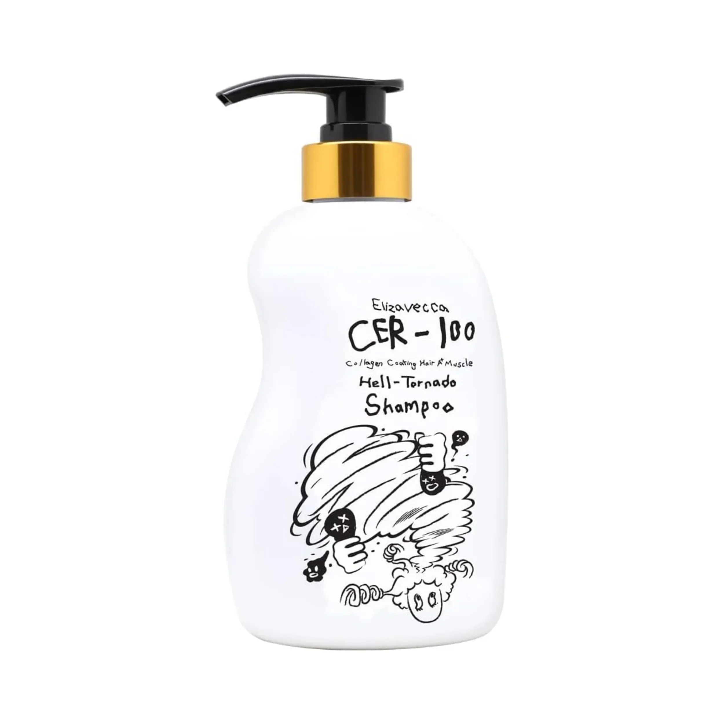 [Elizavecca] Collagen Coating Hair Muscle Shampoo 500ml - Moisturizing, Hair Shampoo for oily hair scalp, Strengthens tired hair