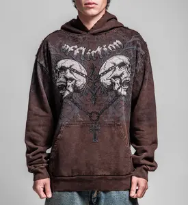 Affliction Men's Pullover Hoodie Collapse