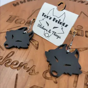 Wolf earrings