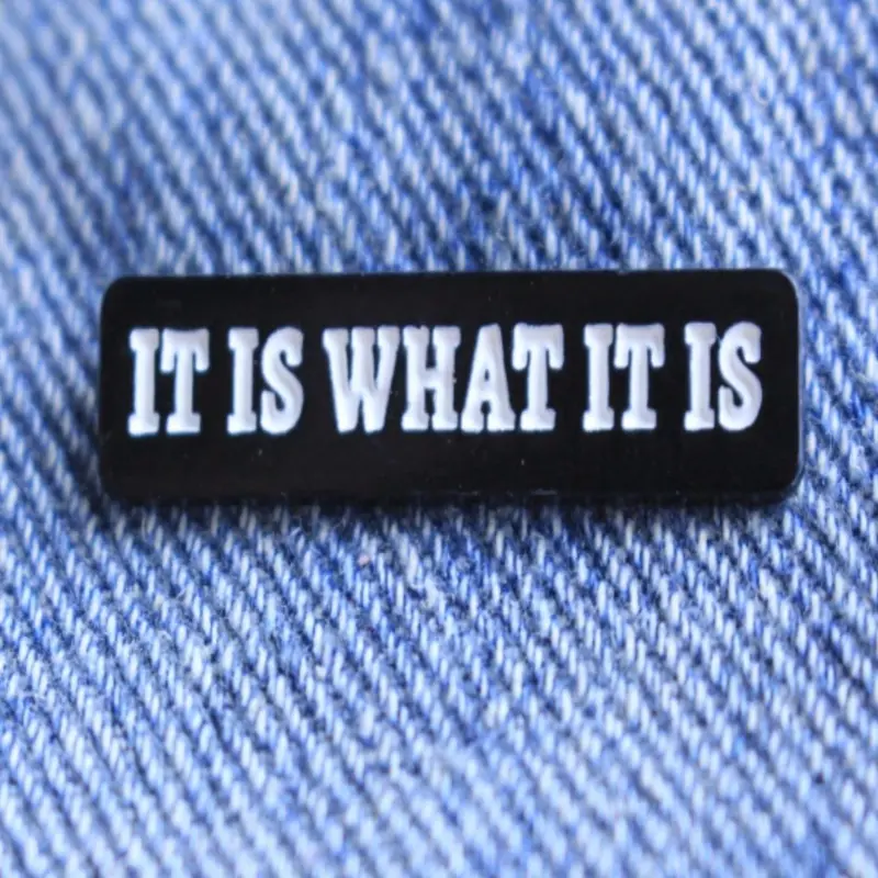 Enamel Lapel Pin, Phrase Brooch for Shirt, Jacket, Backpack, Fashion Accessories for Women & Men, Jewelry Gift for Best Friend, Badge