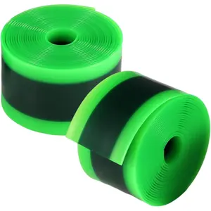 2 Rolls Fat Bike Tire Liners, Road & Mountain Bike Tube Flat Protector, Puncture Proof TPU Tire Liner 12-29" x 1.5-2", Protect from Nails, Glass, Thorns