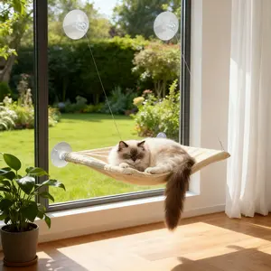 【Already have 10K favorites】Cat Window Perch，Easy to Assemble For Large Cats & Multi-Cat Homes，Cat Window Hammock – Mess-Free Waterproof Cats Window，Indoor Cat Seat,Suction Cup Pet Hanging Bed，Comfortable Sunbathing Lounger for Indoor Cats tiktokshopsprin