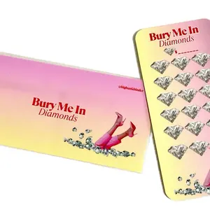 Bury Me In Diamonds Cash Envelope & Savings Tracker Set for Budgeting and Financial Management